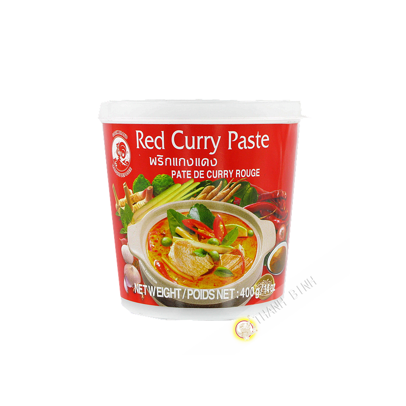 Pâte de curry rouge 400g