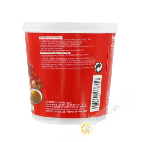 Pâte de curry rouge COCK 400g Thailande
