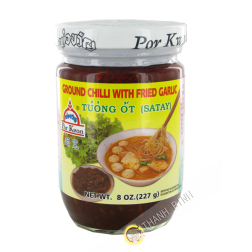 Préparation soupe Satay piment à l'ail frite POR KWAN 227g Thailande