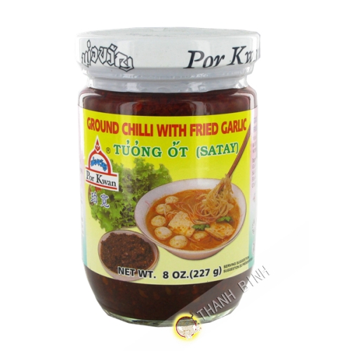 Zubereitung suppe Satay, chili und knoblauch gebraten POR KWAN 227g Thailand