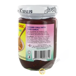 Préparation soupe Satay piment à l'ail frite POR KWAN 227g Thailande