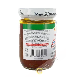 Pâte de crabe à l'huile soja POR KWAN 200g Thailande