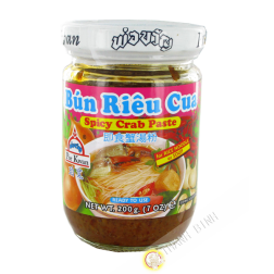 Salsa de Bun rieu cua picante de cangrejo POR KWAN 200g de Tailandia