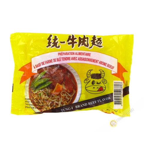 Sopa de fideos presidente de la carne de vacuno TUNG-I 85 g de Taiwán