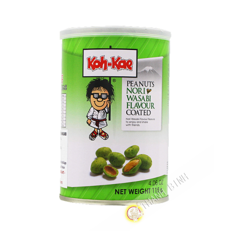 Maní con nori, wasabi KOH KAE 105g de Tailandia