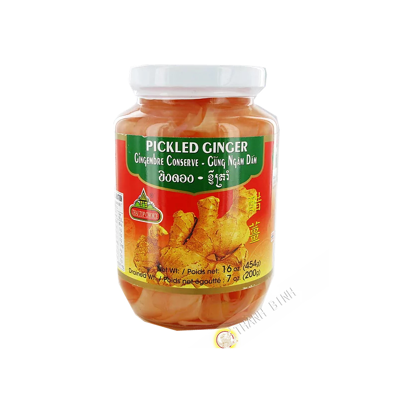 Gừng ngâm giấm THAI TOP CHOICE 454g Thái Lan Gừng ngâm giấm THAI TOP CHOICE 454g Thái Lan