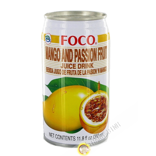 Jus de mangue & fruits passion FOCO 350ml Thailande