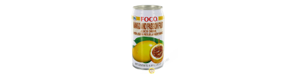 Mango juice & fruit passion FOCO 350ml Thailand
