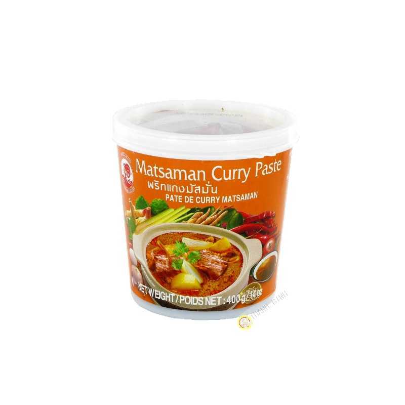 Pâte de curry matsaman COCK 400g Thailande