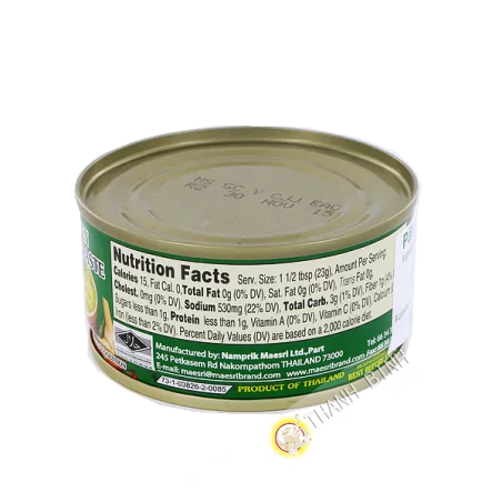 Pâte de curry vert MAESRI 114g Thailande
