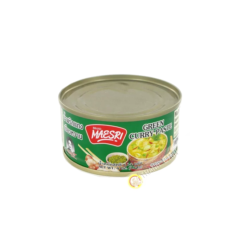Curry paste green MAESRI 114g Thailand Curry paste green MAESRI 114g Thailand