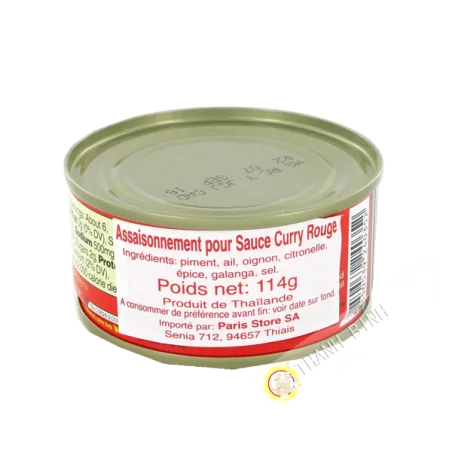 Pâte de curry rouge MAESRI 114g Thailande