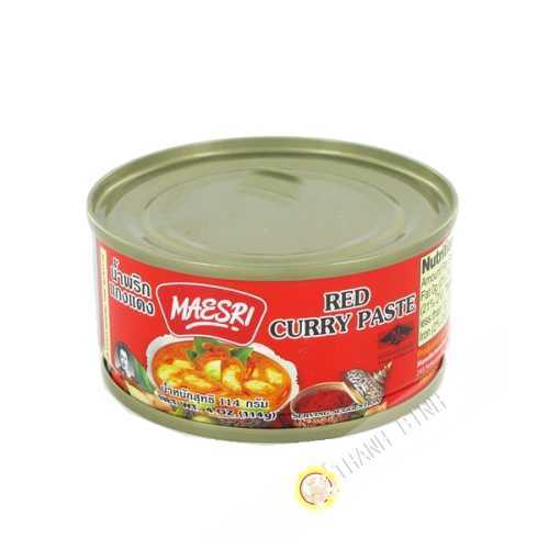 Pâte de curry rouge MAESRI 114g Thailande