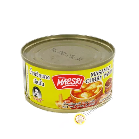 Pâte de curry jaune MAESRI 114g Thailande