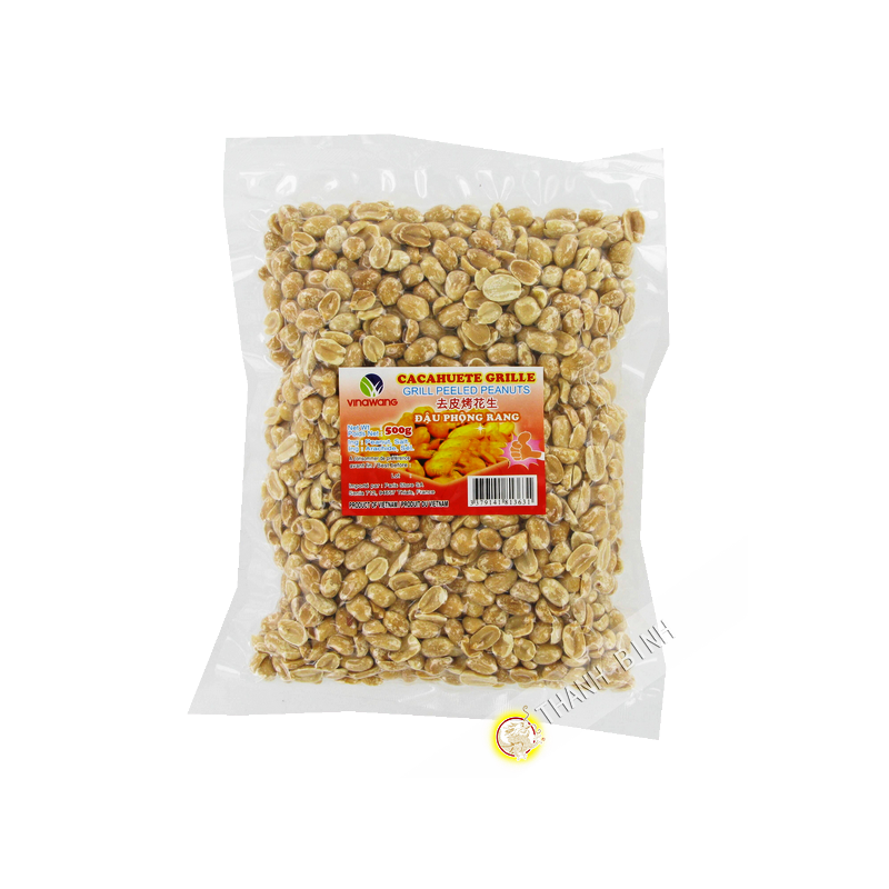 Cacahuète grillée sans peau VINAWANG 500g Vietnam Cacahuète grillée sans peau VINAWANG 500g Vietnam