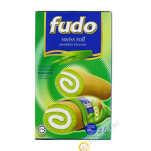 Bánh cuộn hương vị dứa Fudo 6x18g Malaysia