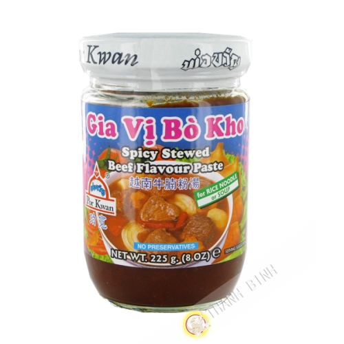 Sauce pour ragoût bœuf Bo Kho POR KWAN 225g Thailande