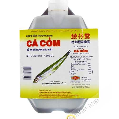La Salsa de pescado CA COM botella de 4.5 L Tailandia
