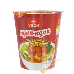 Sopa de Fideos Lau Thai Tom Yum Tazón NGON NGON VIFON 60g de Vietnam