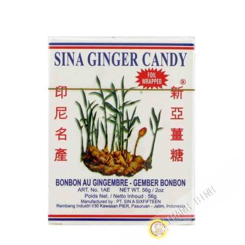 Bonbon gingembre SINA 56g Indonésie