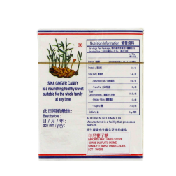 Candy ginger SINA 56g Indonesia
