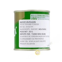 Wasabi powder HOUSE 35g Japan