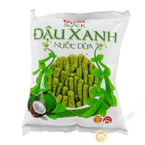 Snack de la Haba de Mung de Coco Oishi 18g Vietnam