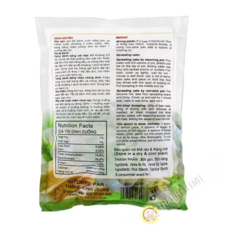 Ravioli di farina di banh cuon DRAGON OR 400g Vietnam