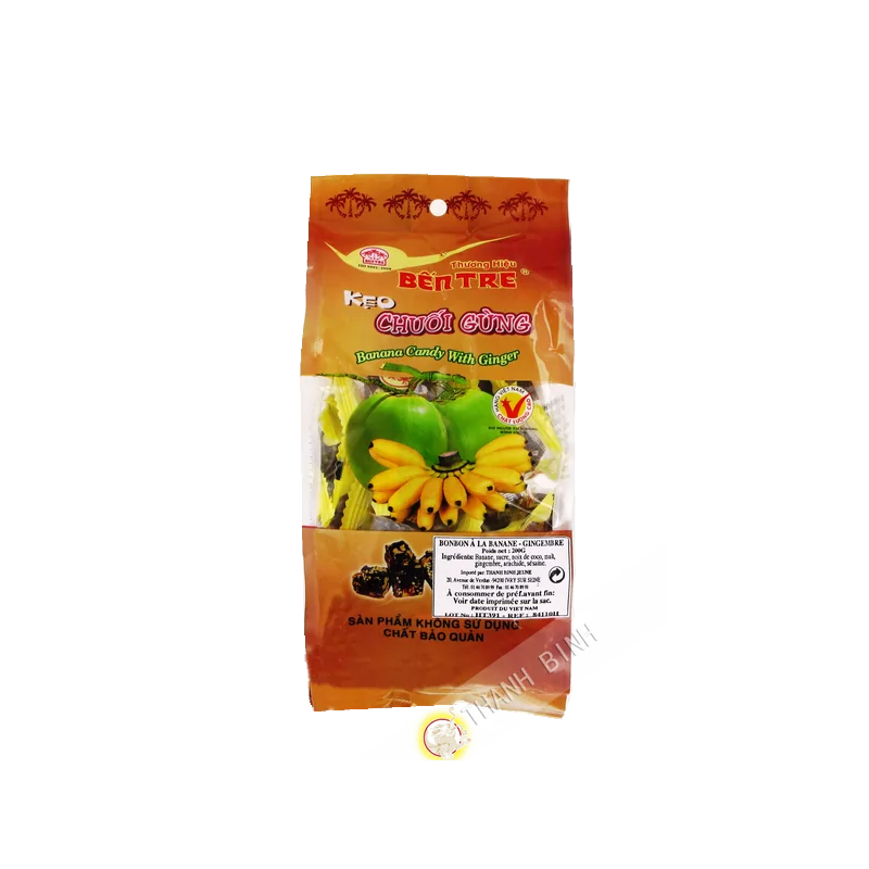 Dolce di banane e zenzero BEN TRE 200g Vietnam