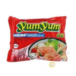 Soupe nouille crevette YUM YUM carton 30x60g Thailande