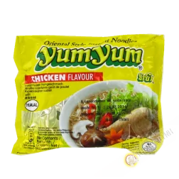 Sopa de fideos de pollo YUM YUM de cartón 30x60g Tailandia