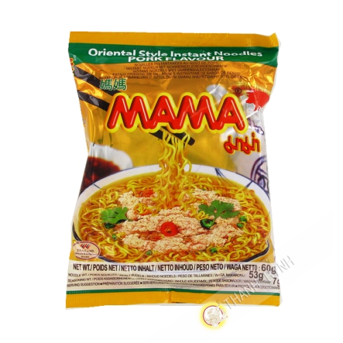 Soupe nouille porc MAMA Carton 30x55g Thailande
