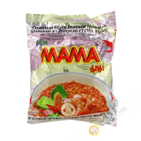 Zuppa di noodle di gamberi tom yum MAMA Cartone 30x60g Thailandia