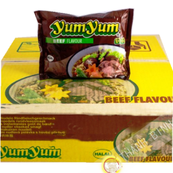 Fideos instantanee Yum yum de la carne de vacuno 30x60g - Tailandia