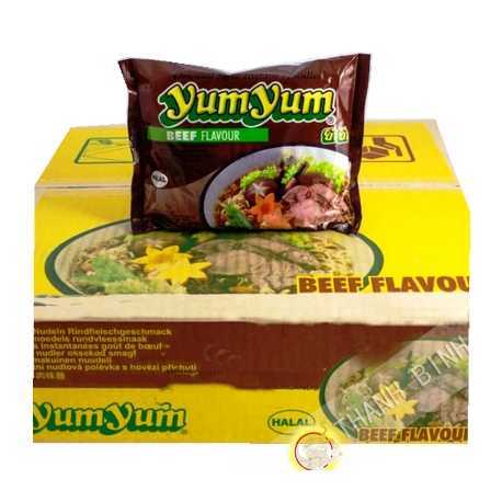 Fideos instantanee Yum yum de la carne de vacuno 30x60g - Tailandia