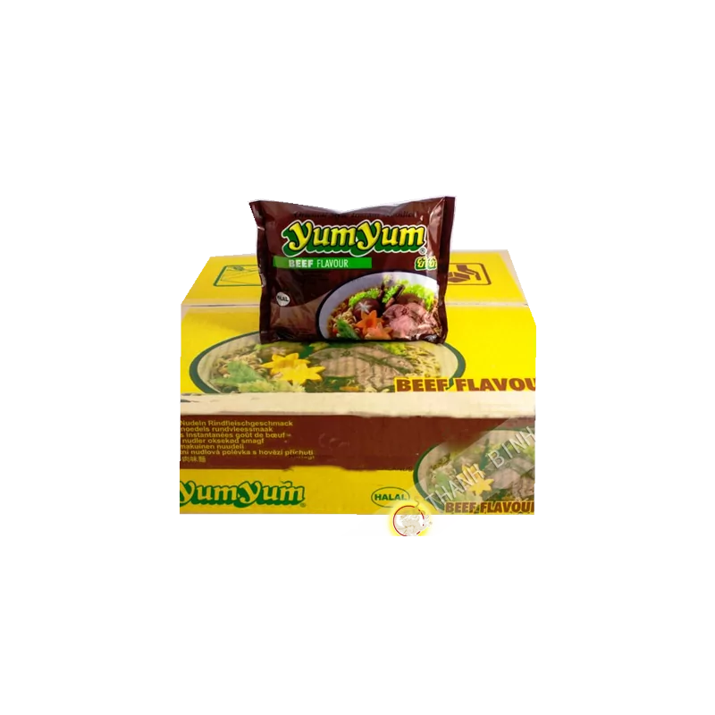 Soup noodle with beef YUM YUM 30x60g Thailand Soup noodle with beef YUM YUM 30x60g Thailand