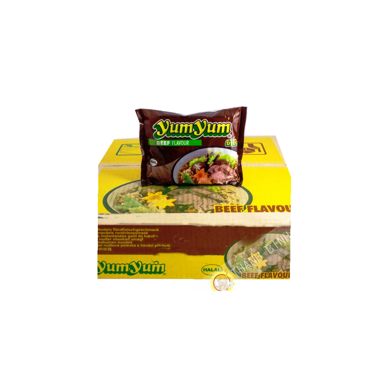 Soupe nouille boeuf YUM YUM 30x60g Thailande Soupe nouille boeuf YUM YUM 30x60g Thailande