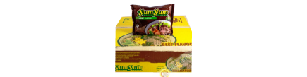 Zuppa di noodle con carne di manzo YUM YUM 30x60g Thailandia