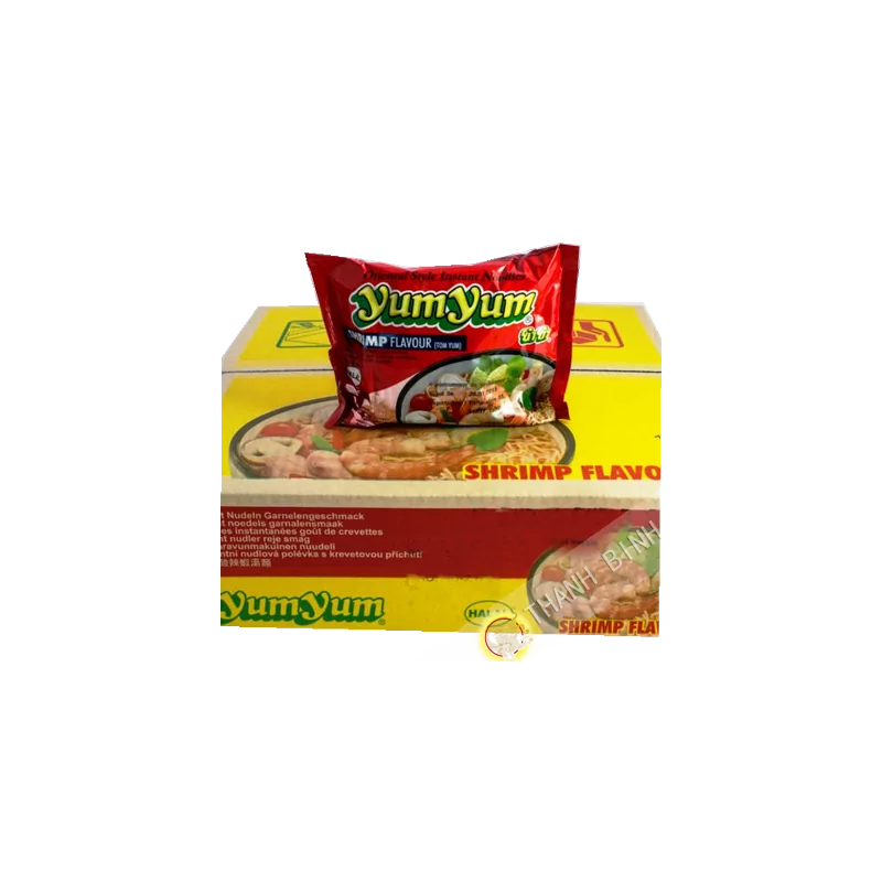 Soupe nouille crevette YUM YUM carton 30x60g Thailande Soupe nouille crevette YUM YUM carton 30x60g Thailande