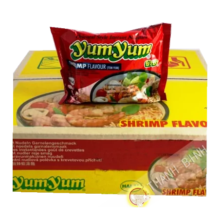 Soupe nouille crevette YUM YUM carton 30x60g Thailande
