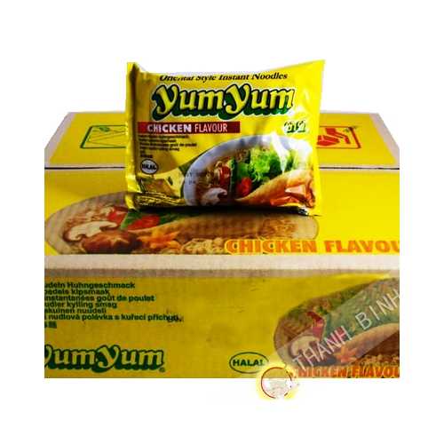 Soup noodle chicken YUM YUM cardboard 30x60g Thailand