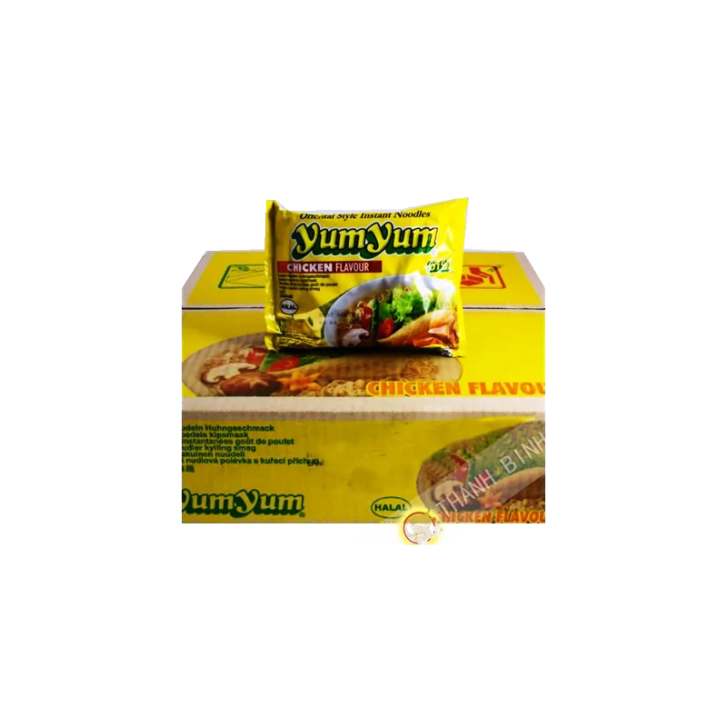 Mì gà ăn liền YUM YUM thùng 30x60g Thái Lan Mì gà ăn liền YUM YUM thùng 30x60g Thái Lan