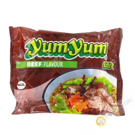 Zuppa di noodle con carne di manzo YUM YUM 30x60g Thailandia