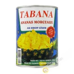 De trozos de piña en almíbar TABANA 565 g de Francia