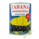 Pineapple pieces in light syrup TABANA 565g France