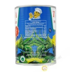 Ananas-stücke in sirup leicht TABANA 565g Frankreich