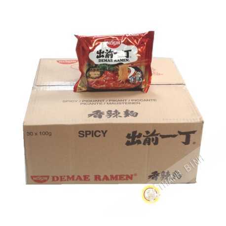 Suppe, nudeln Demae Ramen scharf NISSIN karton 30x100g Ungarn