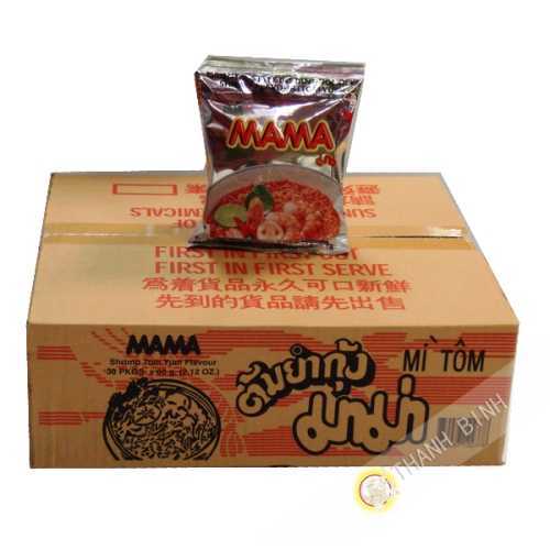 Zuppa di noodle di gamberi tom yum MAMA Cartone 30x60g Thailandia