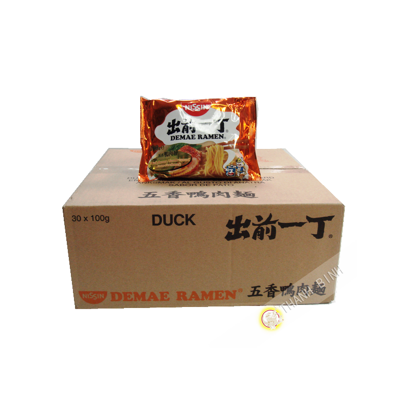 Súp mì vịt Ramen Demae NISSIN thùng carton 30x100g Hungary Súp mì vịt Ramen Demae NISSIN thùng carton 30x100g Hungary