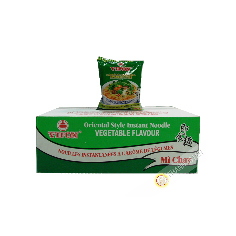 Sopa de fideos vegetariana VIFON de cartón 30x70g Vietnam Sopa de fideos vegetariana VIFON de cartón 30x70g Vietnam